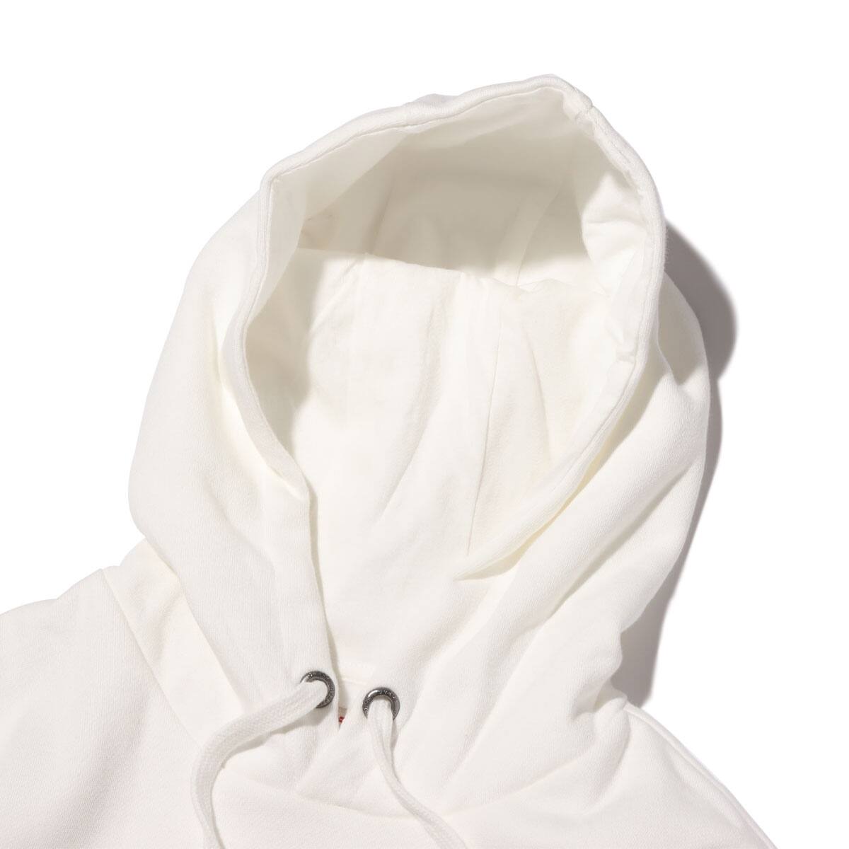 GUESS ECO ROY ESS GUESS HOODIE WHITE 20SU-Iの画像