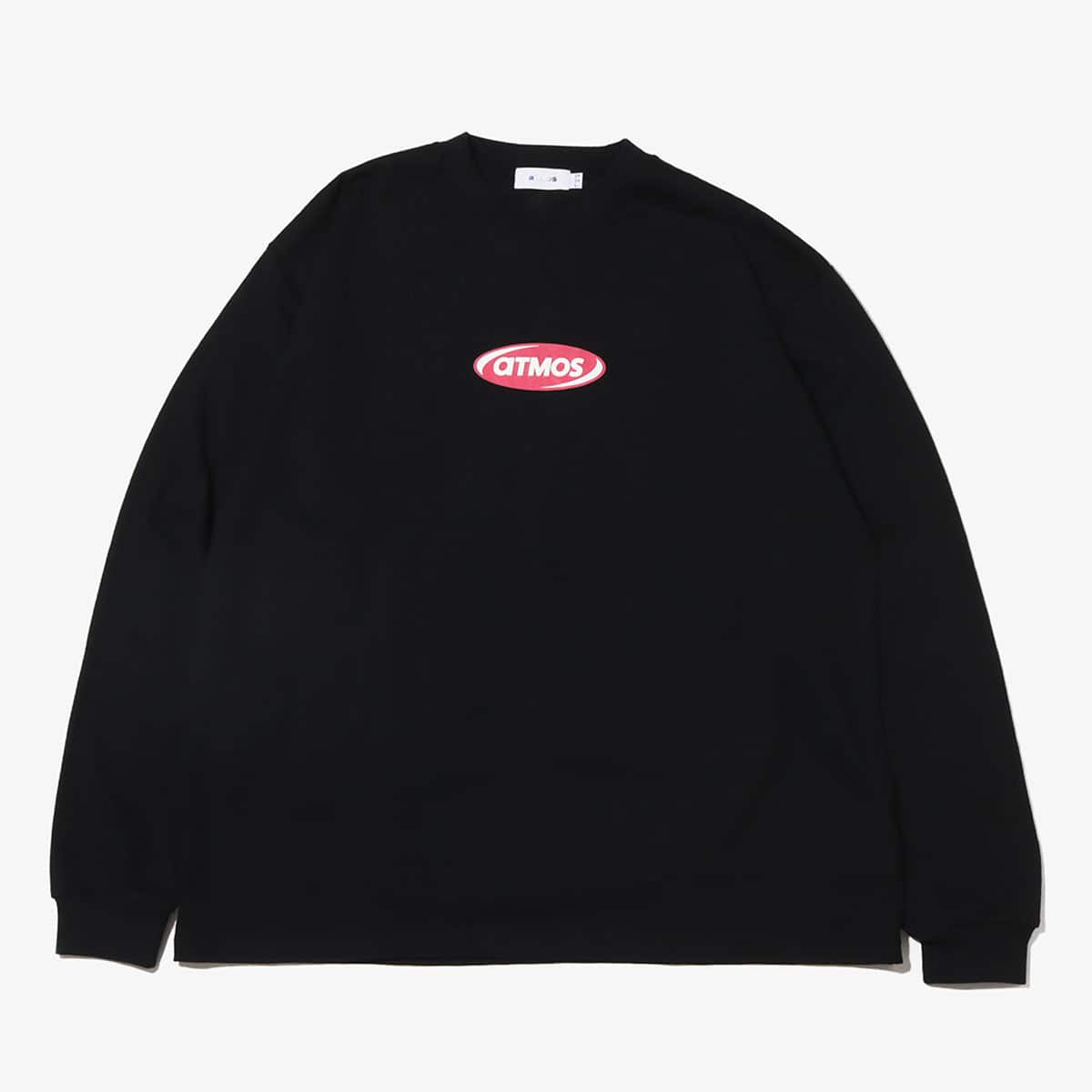 atmos Shop list logo LS T-shirts BLACKの画像
