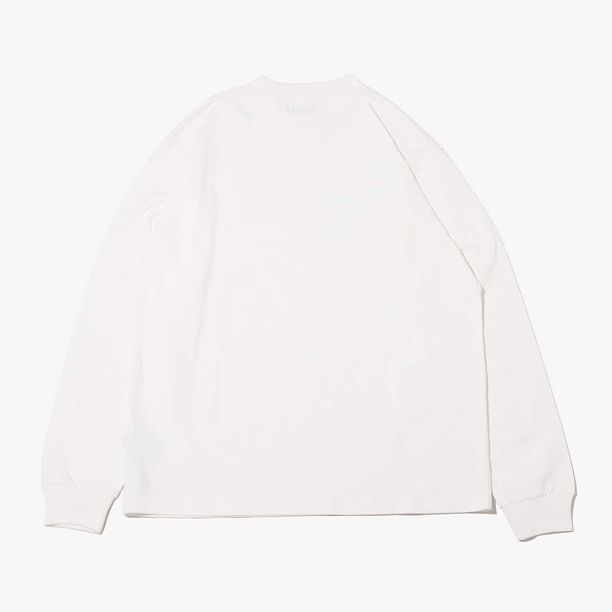 atmos Mock Neck LS T-Shirts WHITEの画像