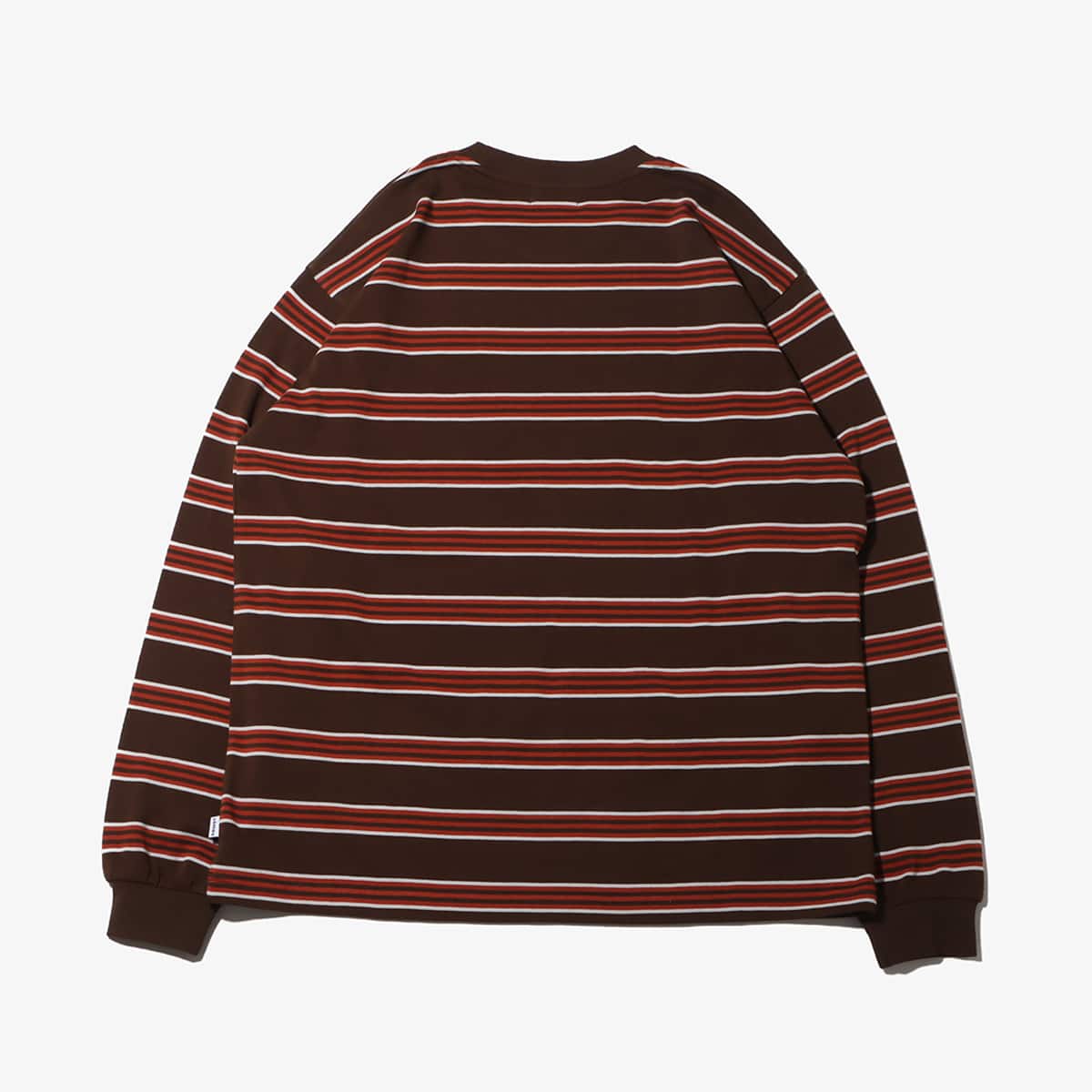 atmos Border LS T-shirts BROWNの画像