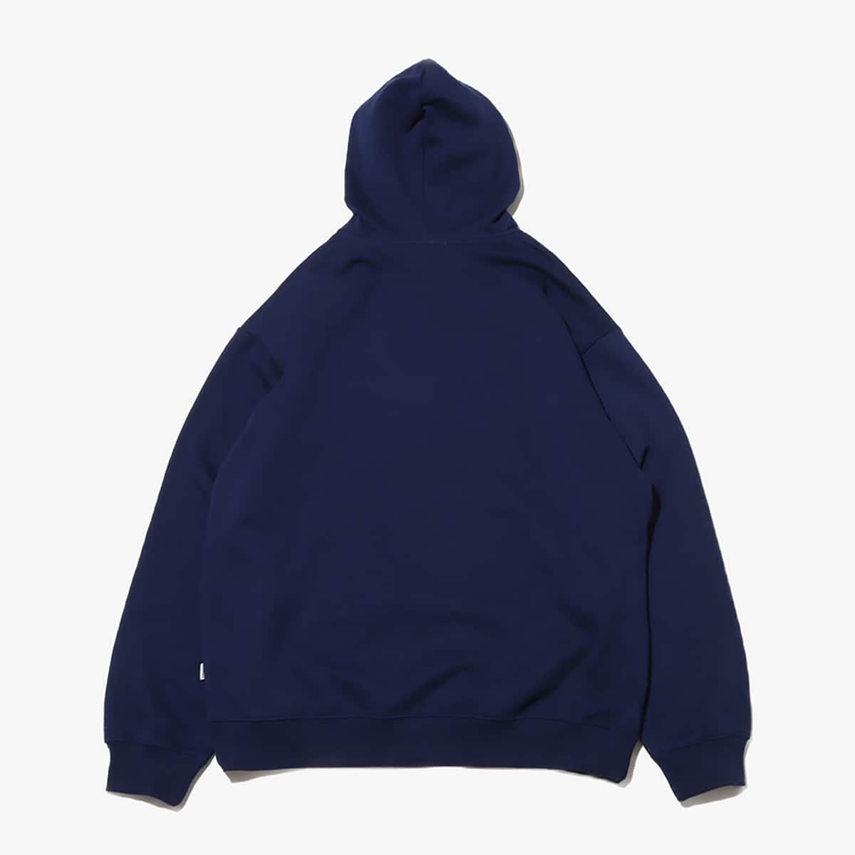 atmos Embroidery Classic Logo Hooded Sweatshirt NAVYの画像