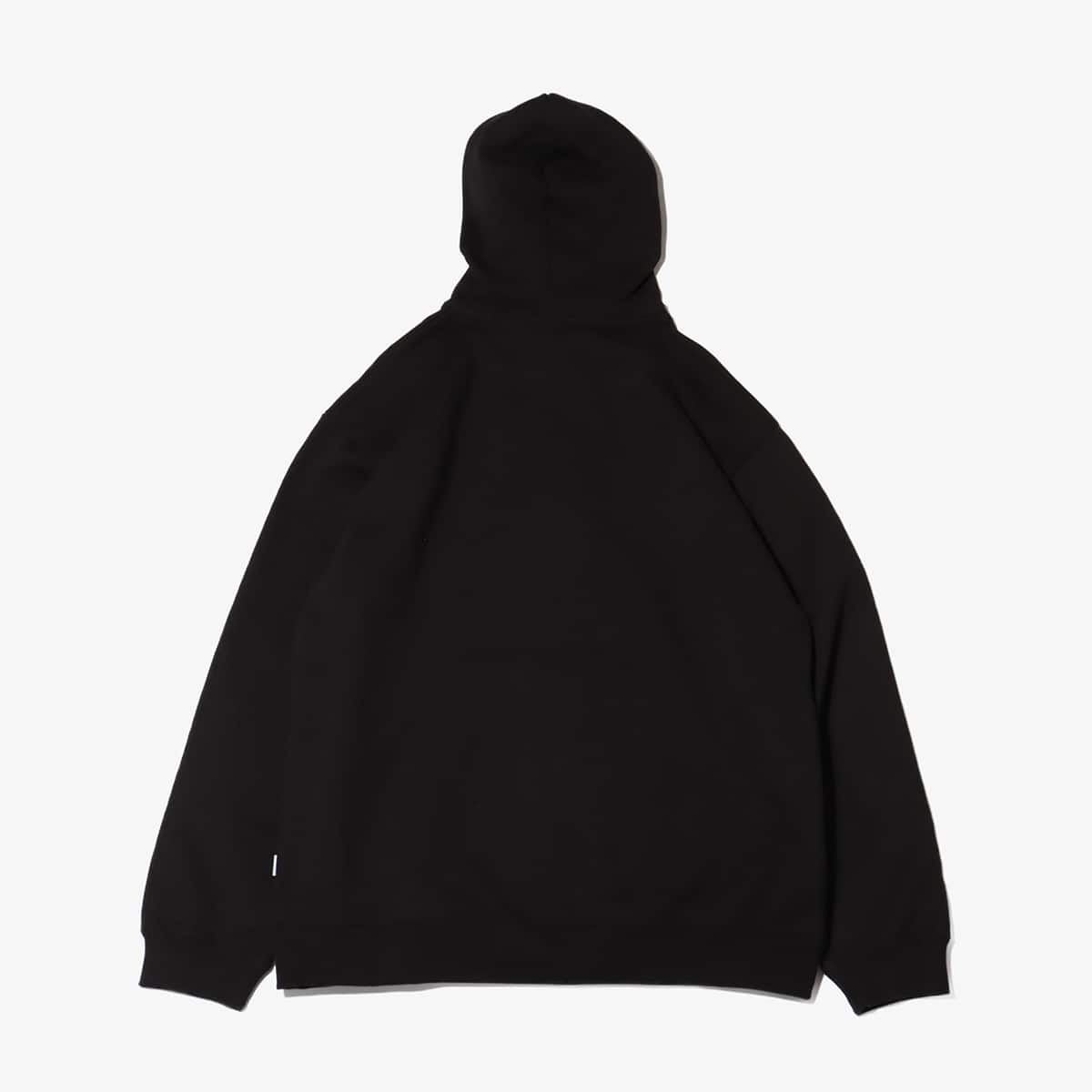 atmos FRONT LOGO Hooded Sweatshirt BLACK