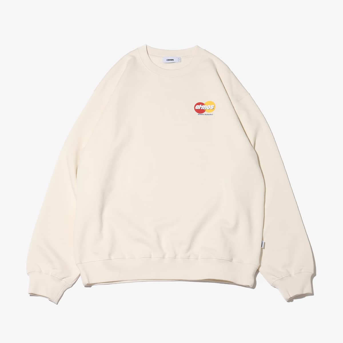 atmos Circle Logo Crewneck Sweatshirt WHITEの画像