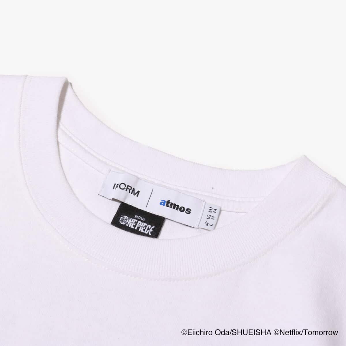 atmos x Netflixシリーズ「ONE PIECE」 x INCRM T-shirts WHITEの画像