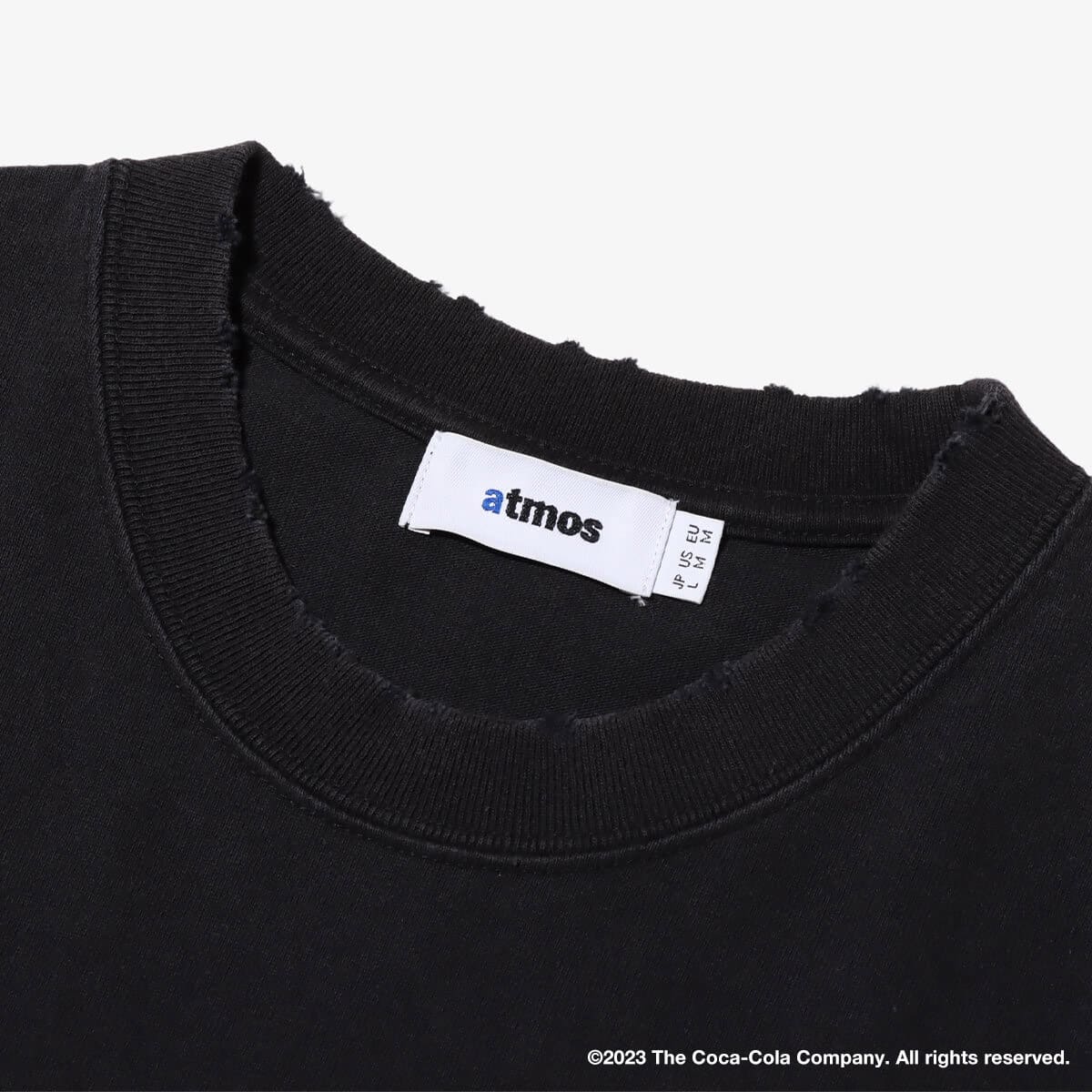 Coca Cola | atmos Metallic Logo T-shirts BLACKの画像