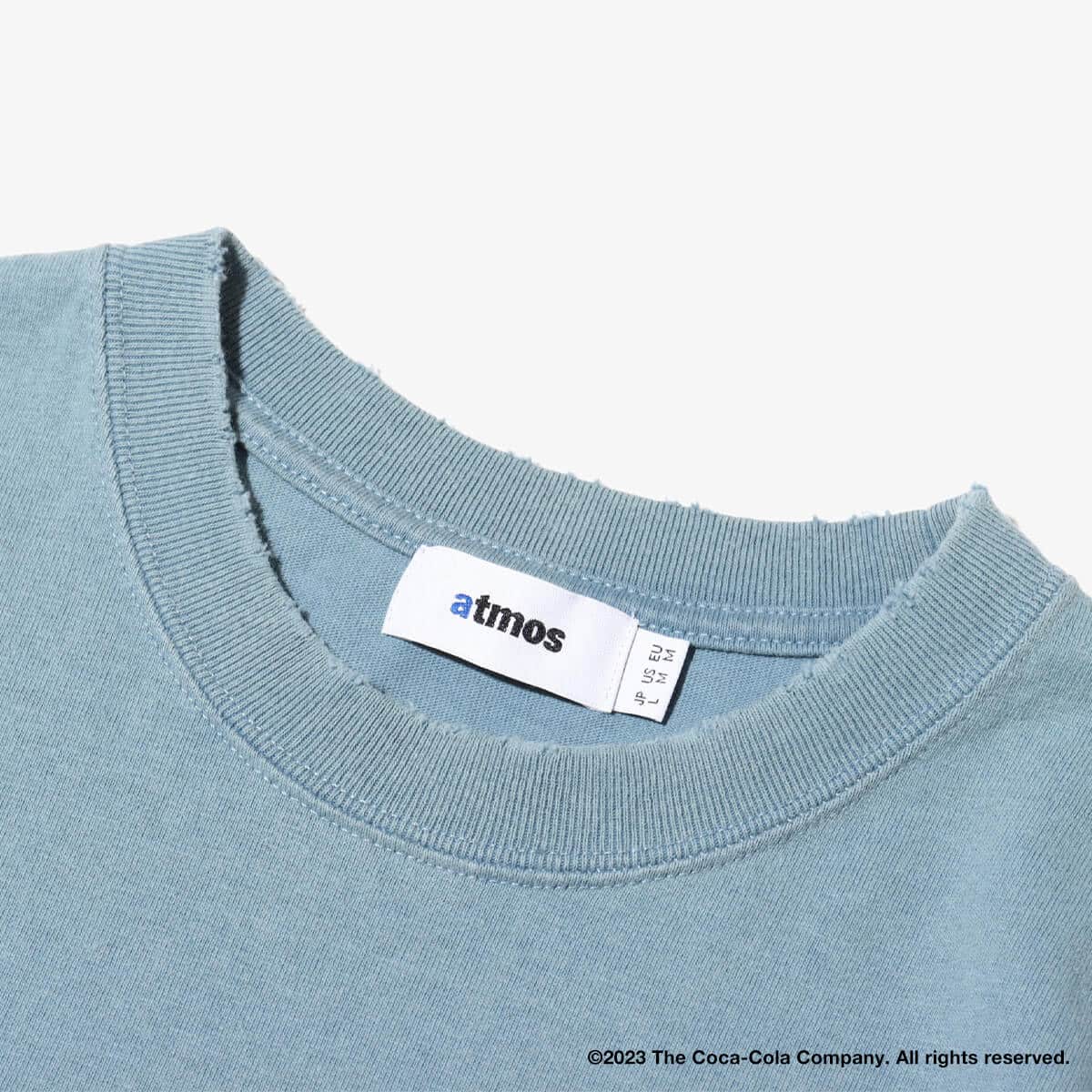 Coca Cola | atmos Metallic Logo T-shirts NAVYの画像