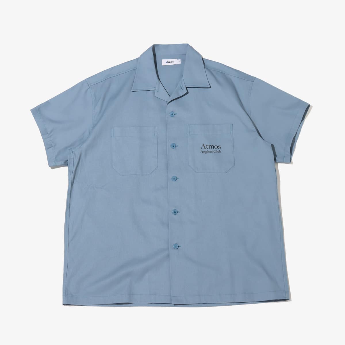 atmos Anglers Club SS Shirts BLUE 23SU-I