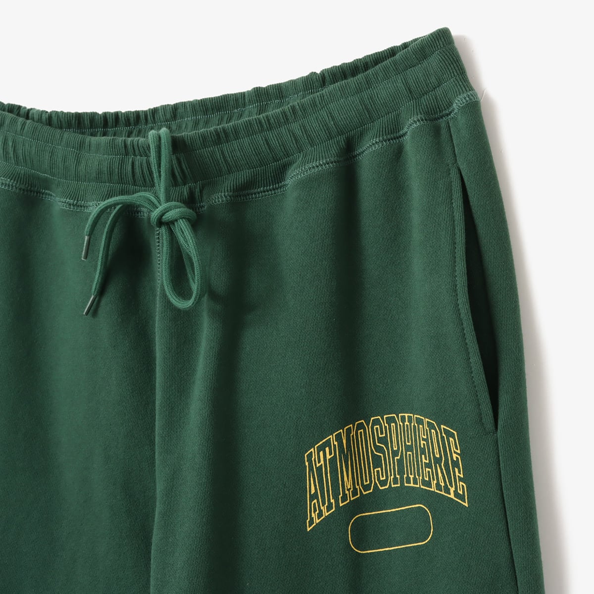 atmos Vintage college logo Sweat Pants GREEN の画像