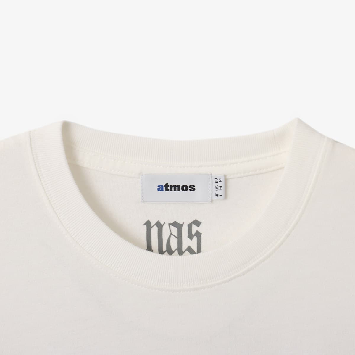 atmos x Nas "Made You Look" T-shirt WHITE の画像