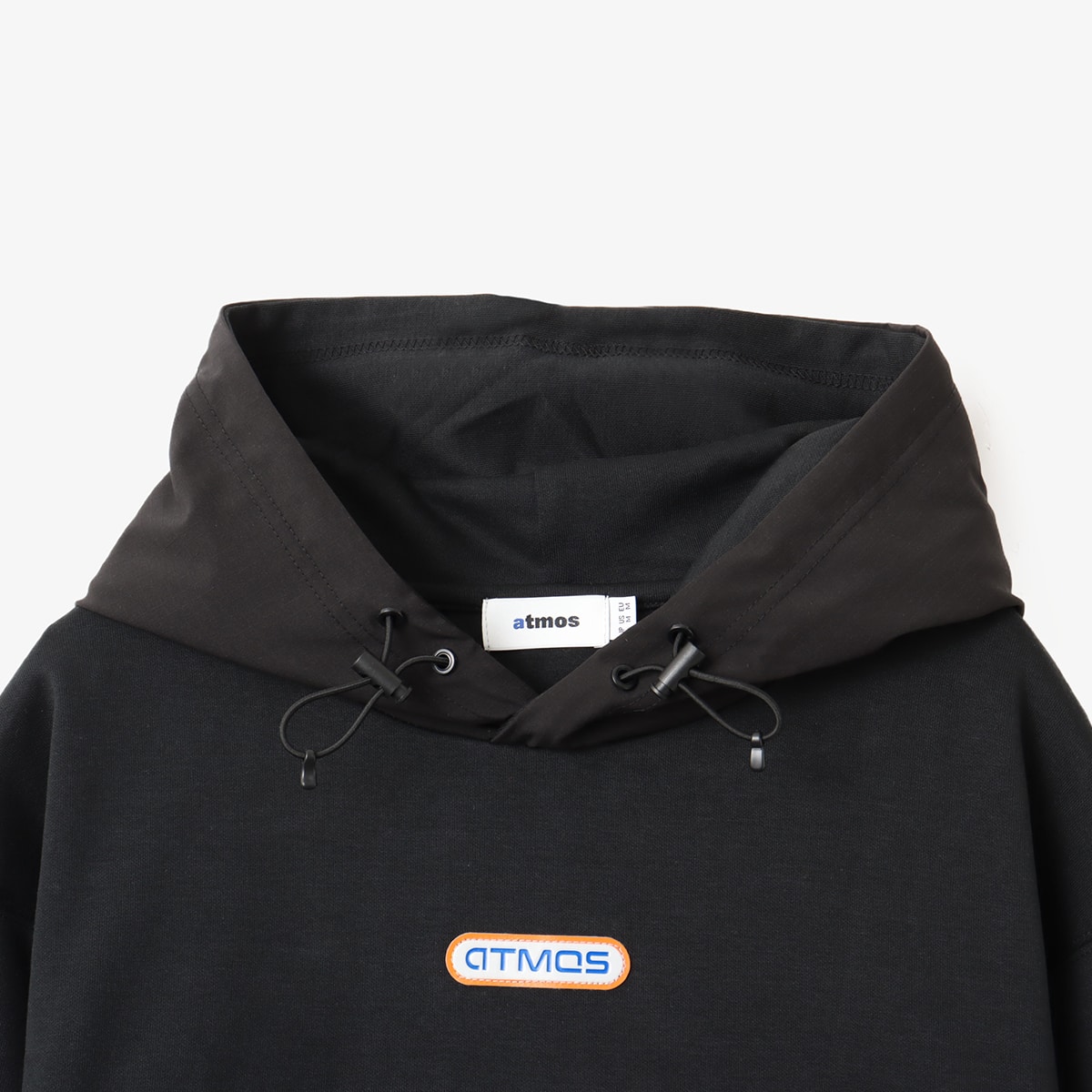 atmos TECHNICAL Hooded Sweatshirt BLACKの画像