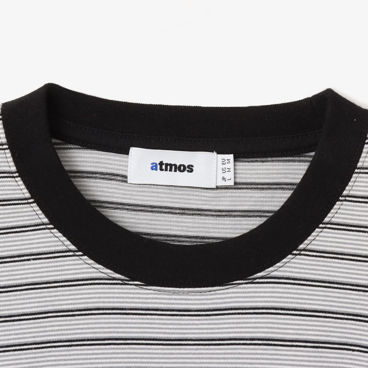 atmos Border Long T-shirt BLACKの画像