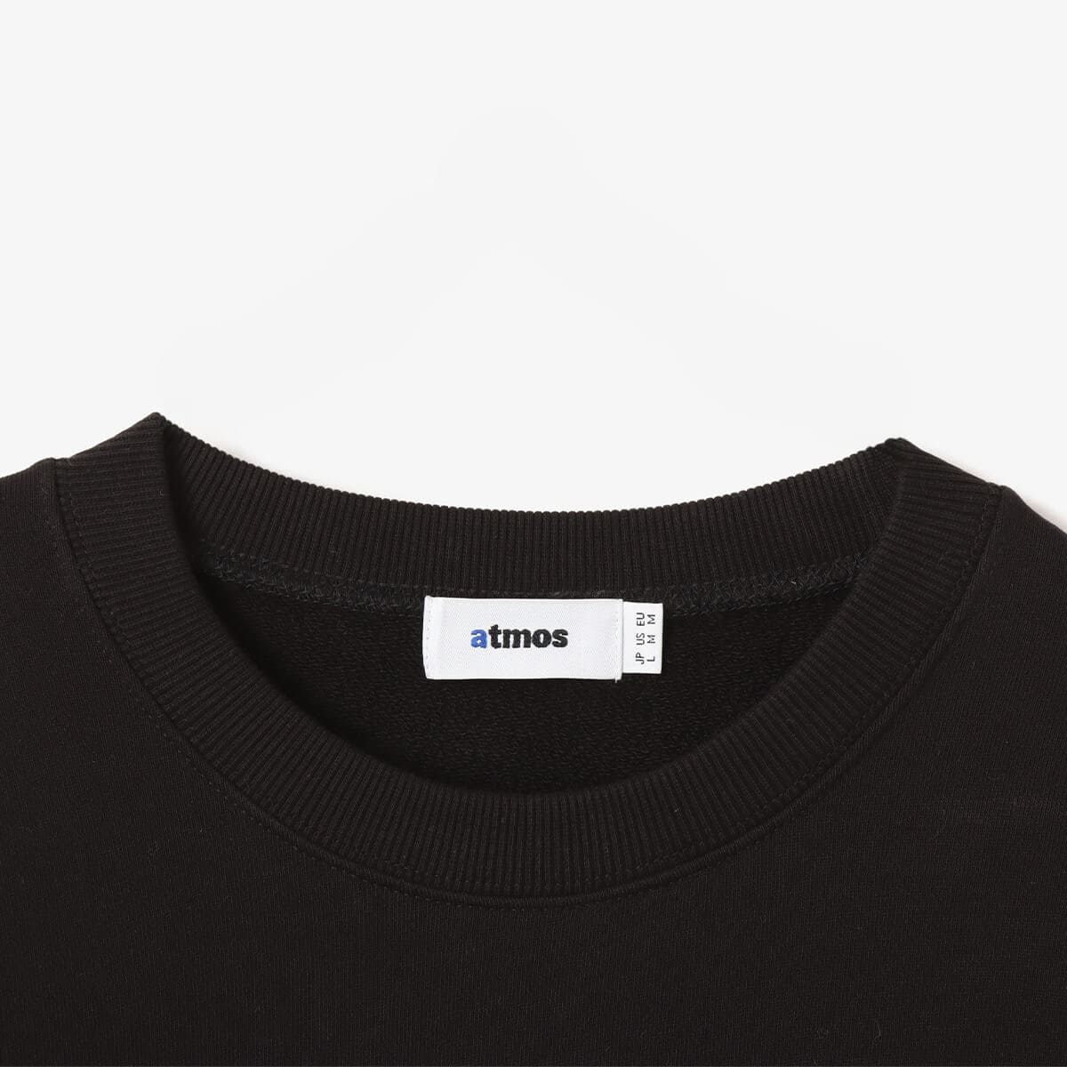 atmos Oval Logo Sweatshirt BLACKの画像