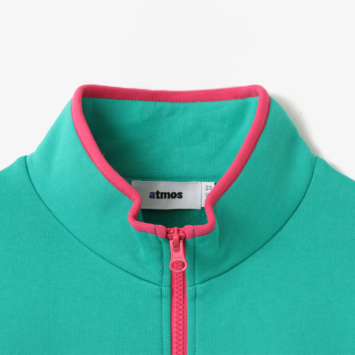 atmos Half Zip Pullover GREENの画像