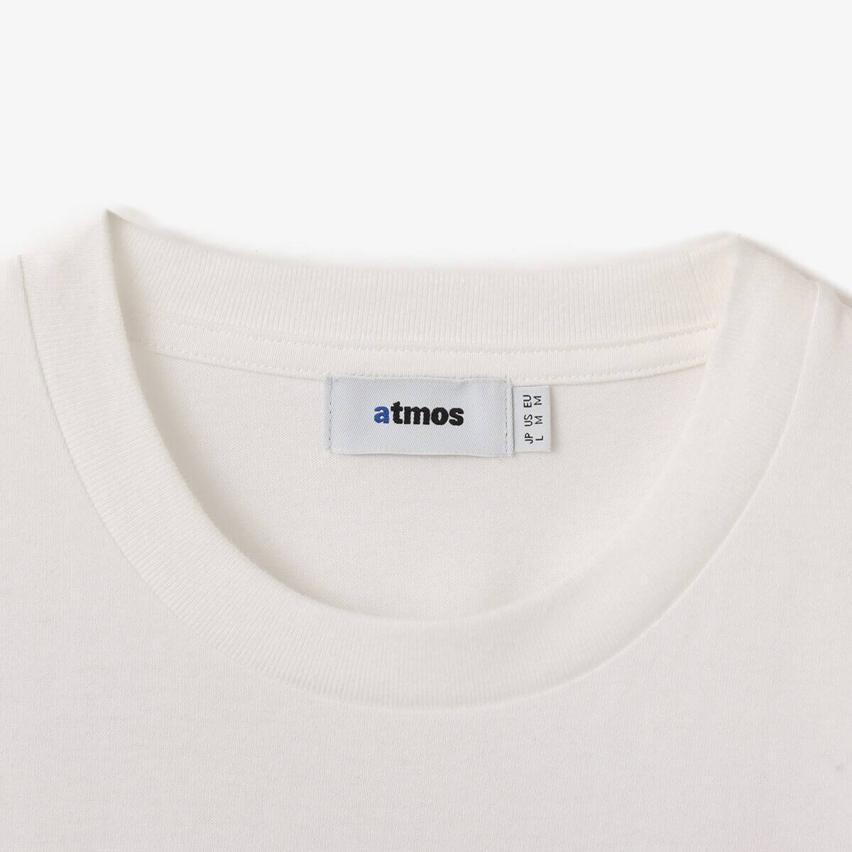 atmos Back Logo T-shirt WHITEの画像