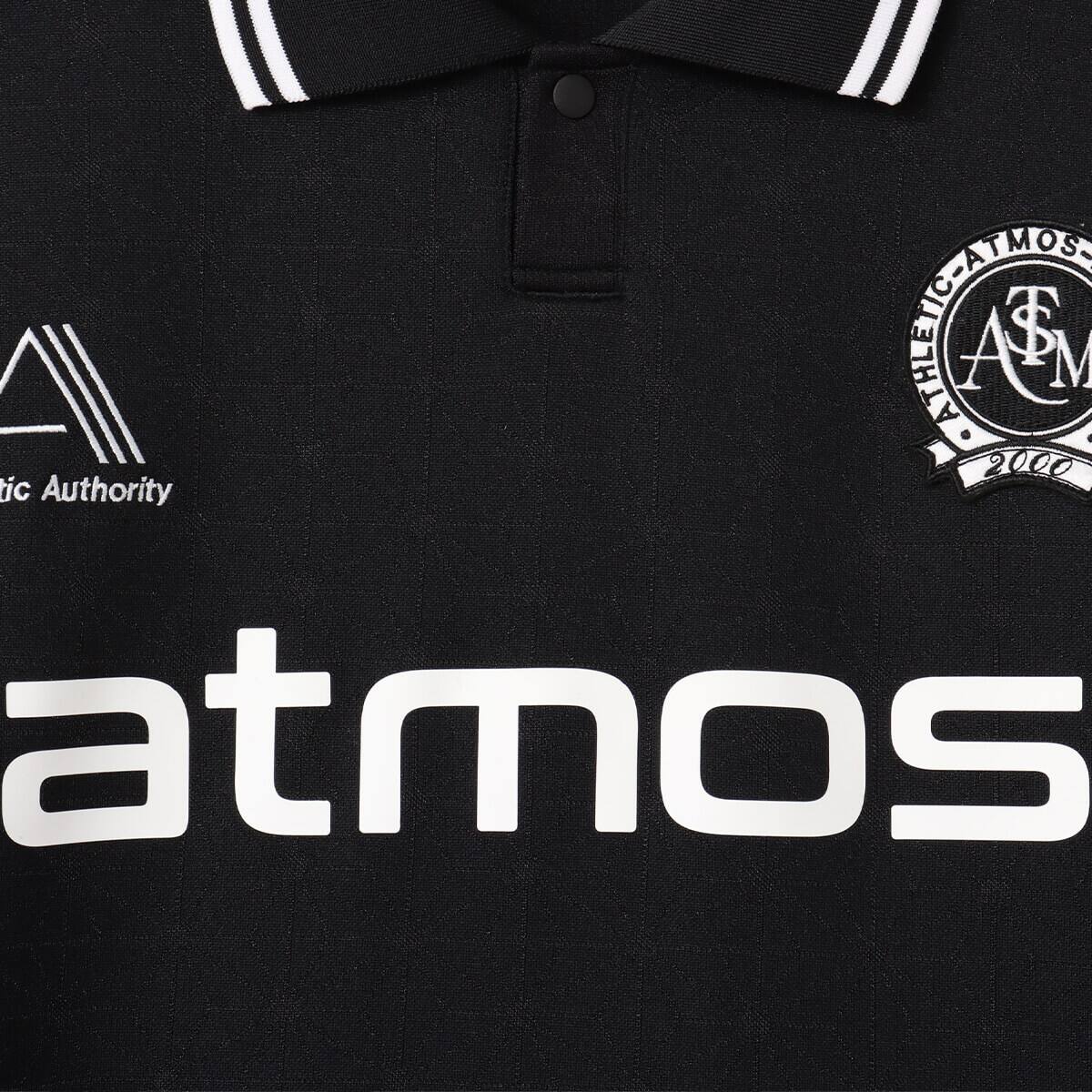 atmos ASANOHA Pattern Soccer Jersey BLACKの画像
