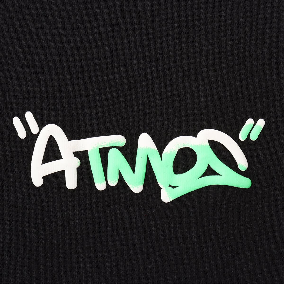 atmos Foam Print T-shirt BLACK の画像