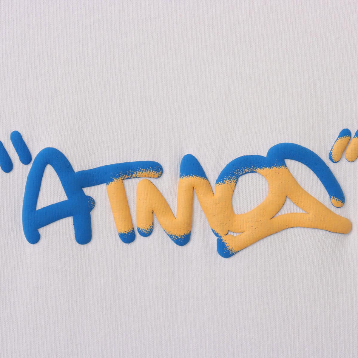 atmos Foam Print T-shirt WHITE の画像