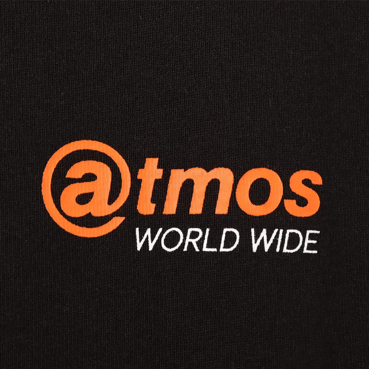 atmos @ Logo Print T-shirt BLACKの画像