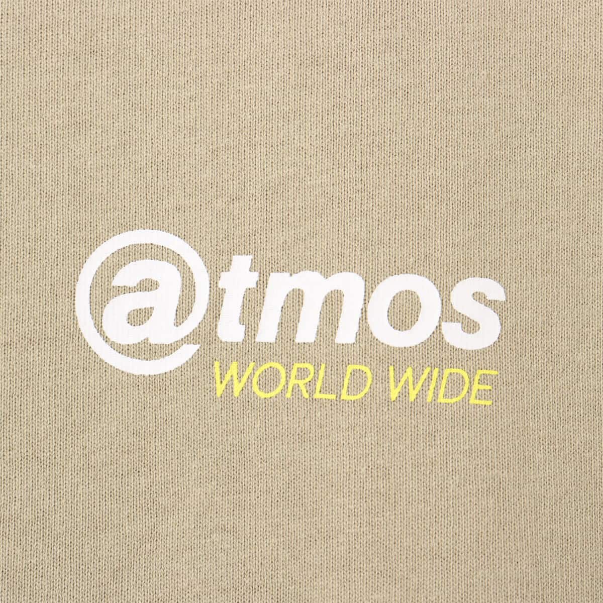 atmos @ Logo Print T-shirt KHAKIの画像