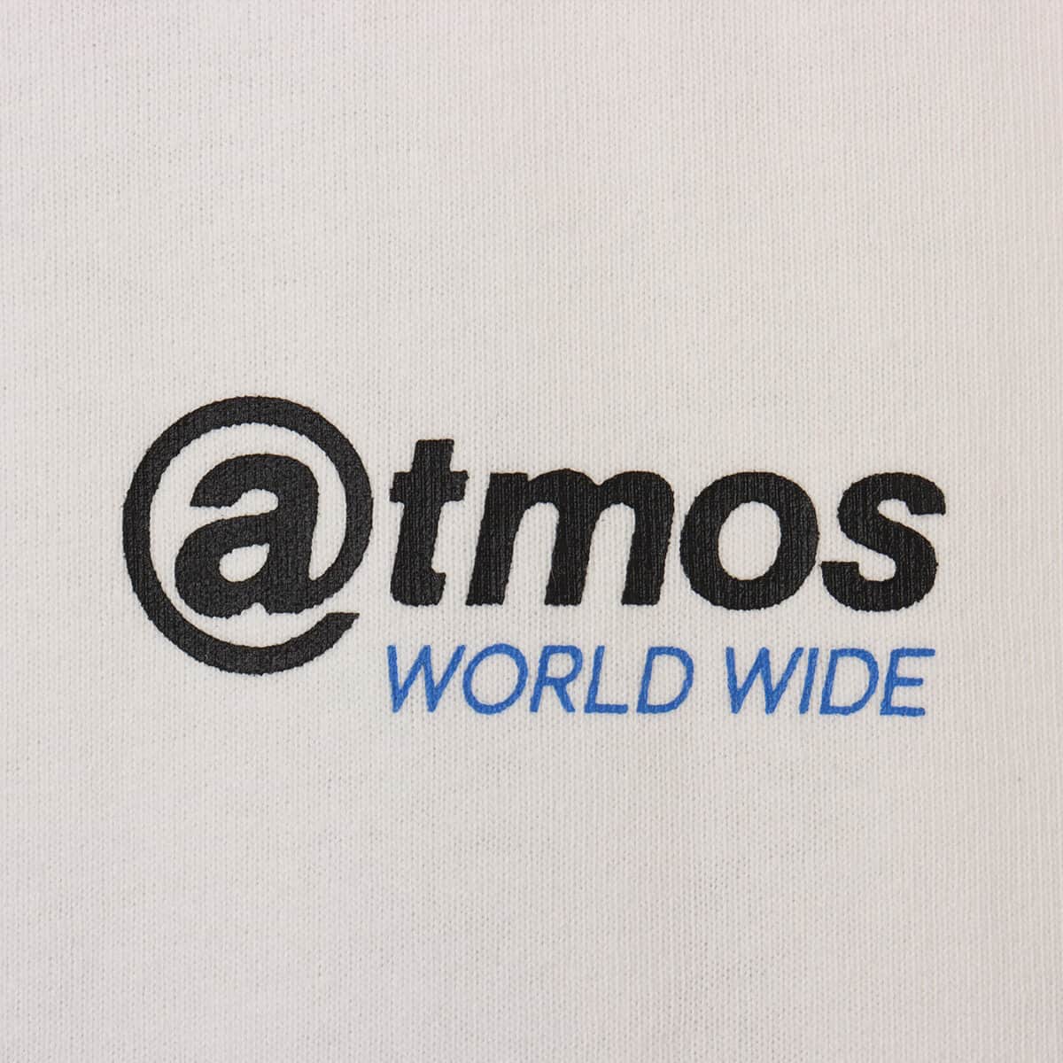 atmos @ Logo Print T-shirt WHITEの画像