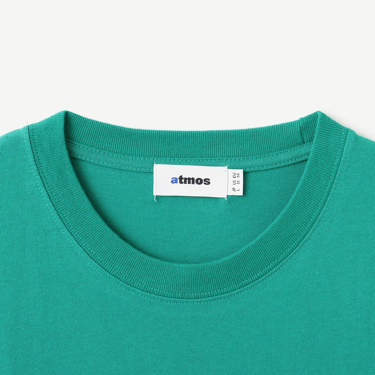 atmos College Logo Crack Print T-shirt GREEN の画像