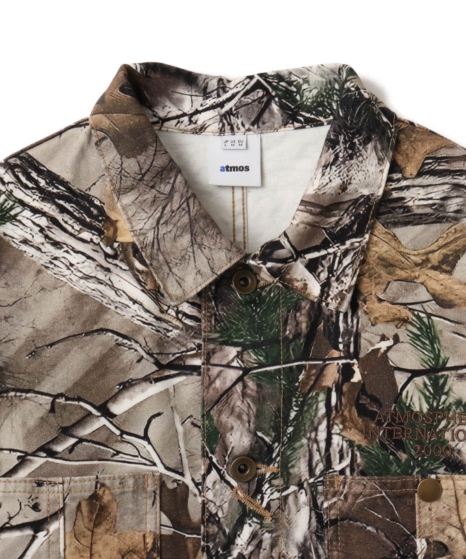 atmos Tree Camo Pattern Coverall Jacket BEIGE CAMOUFLAGEの画像