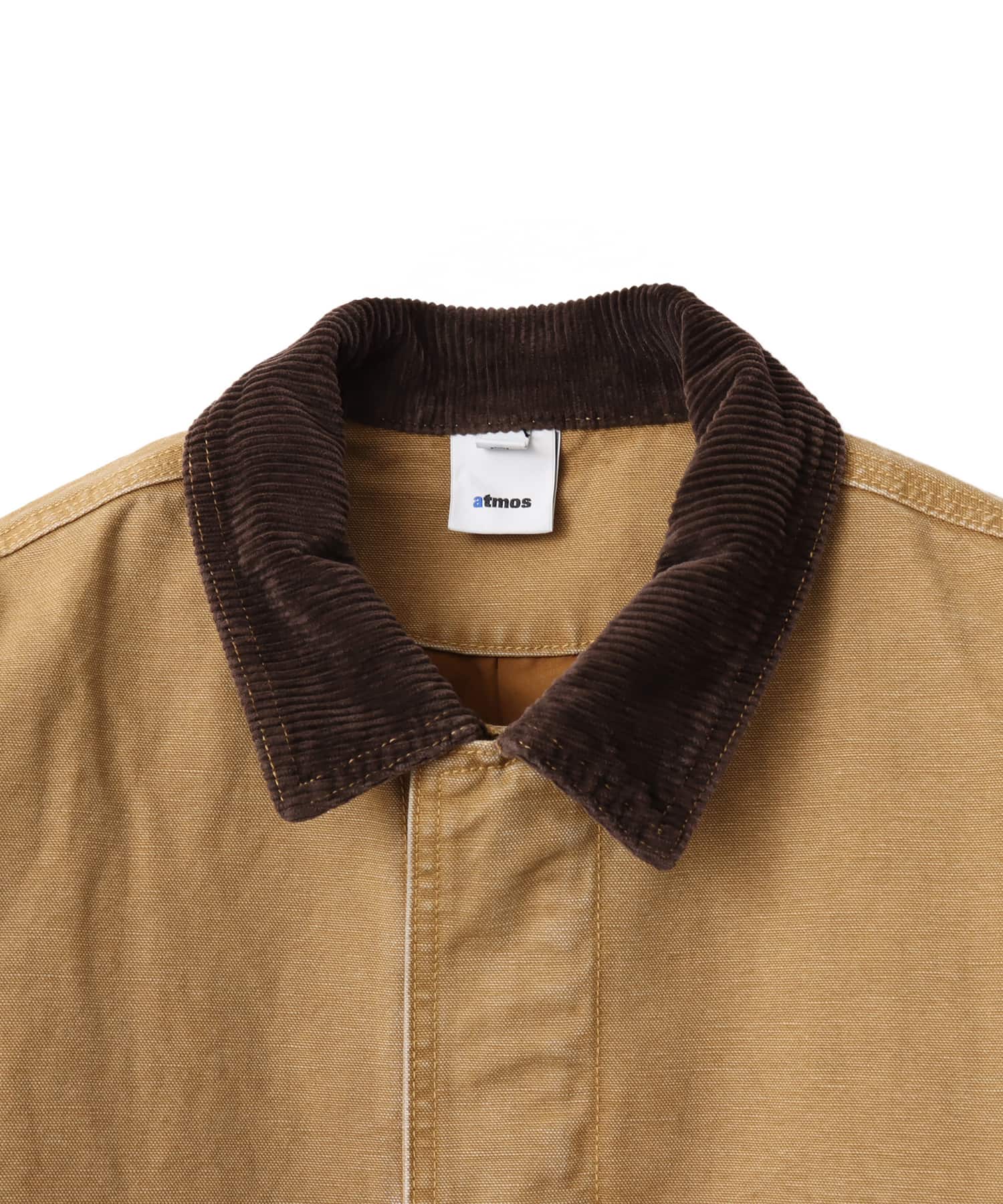 atmos Heavy Duck Work Jacket BEIGEの画像