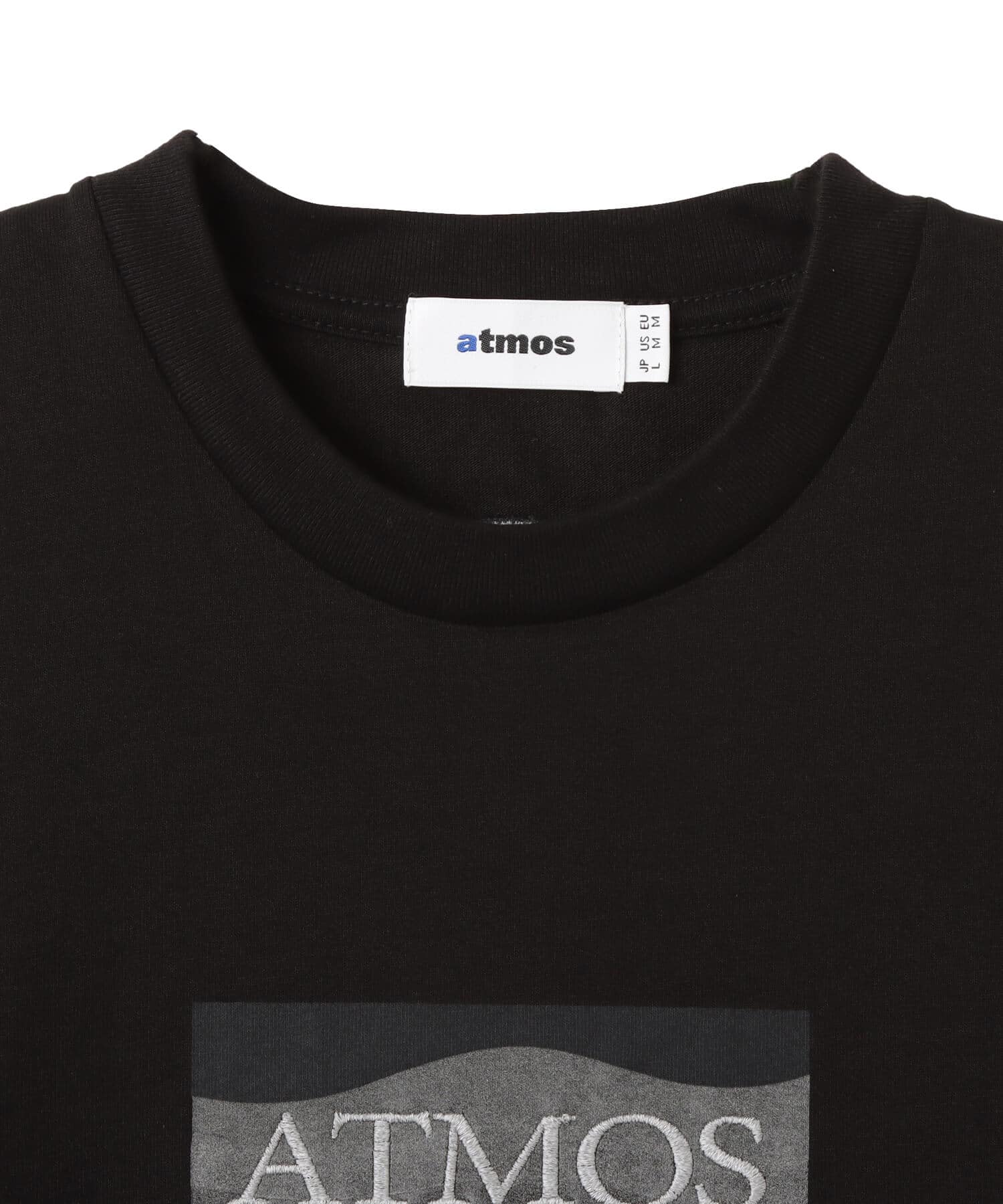 atmos Reflector Box Logo T-shirt BLACKの画像