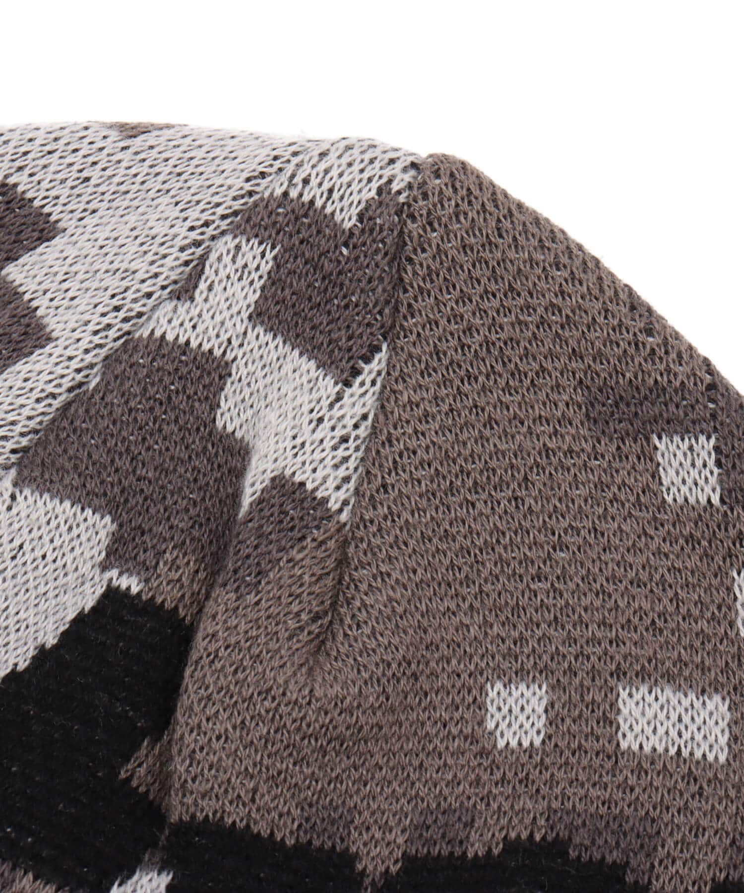 atmos LOGO Knit Cap CAMOUFLAGE BLACKの画像