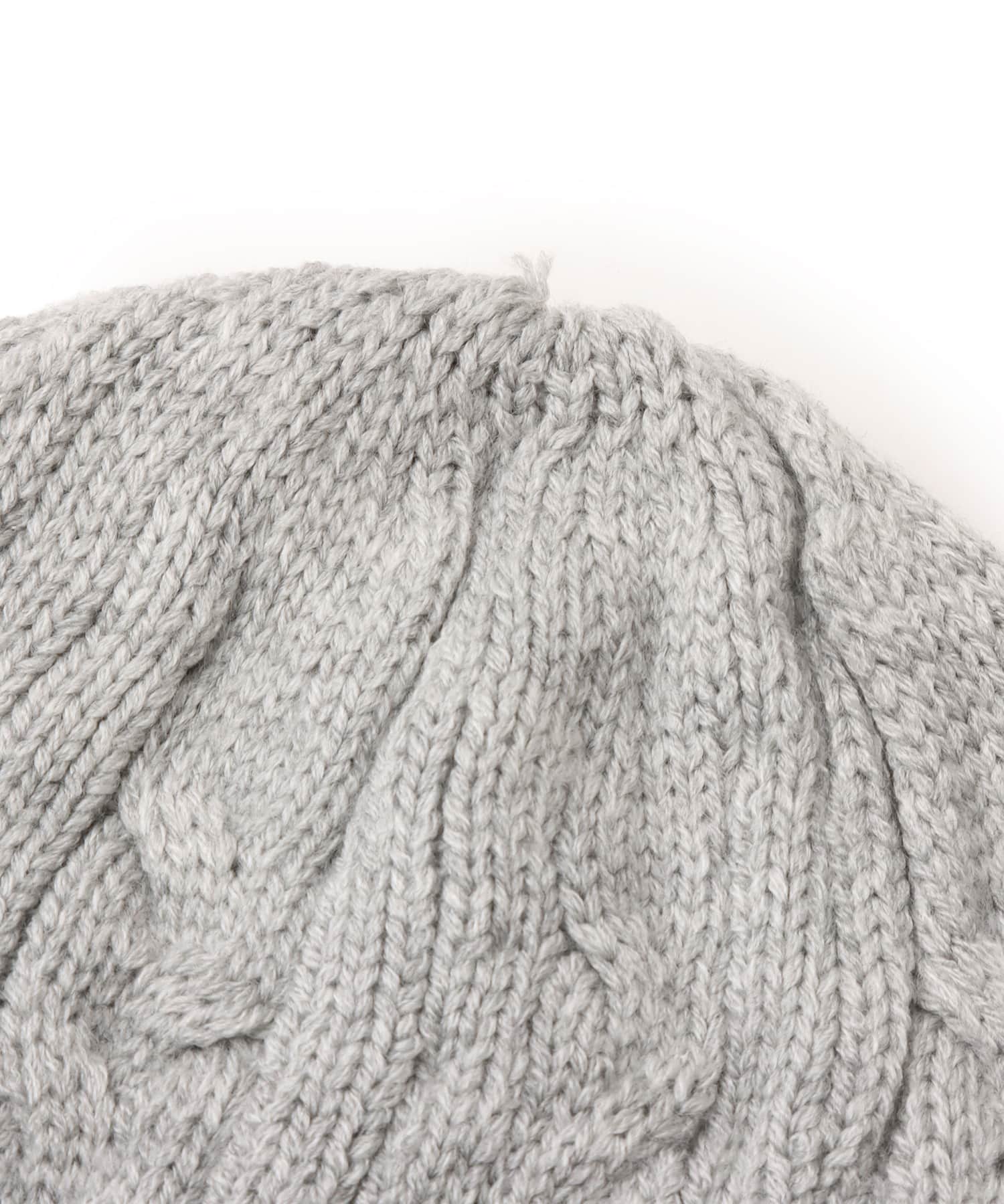 atmos Cable Knit Beanie GRAYの画像