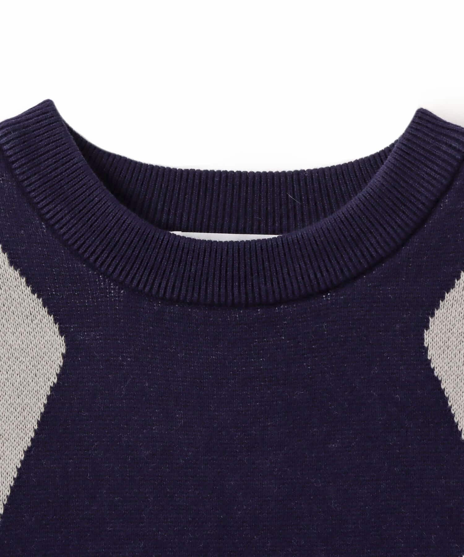 atmos x HONDA Jacquard Knit Sweater NAVYの画像