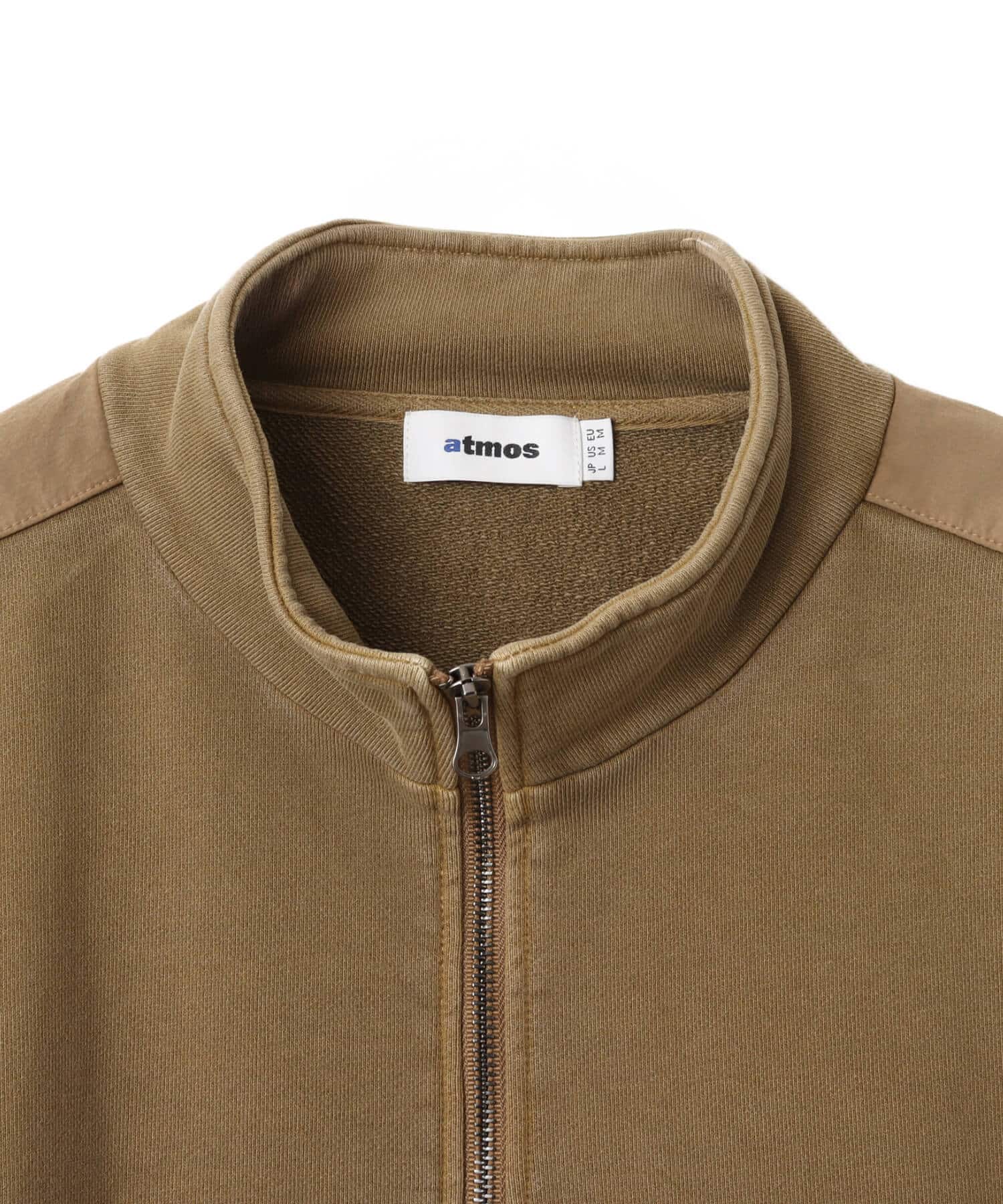 atmos Pigment Half-zip Sweatshirt BEIGEの画像