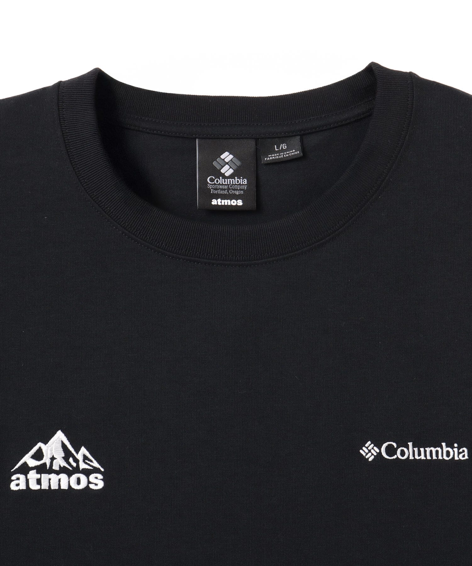 Columbia x atmos Back Patch T-shirts BLACKの画像