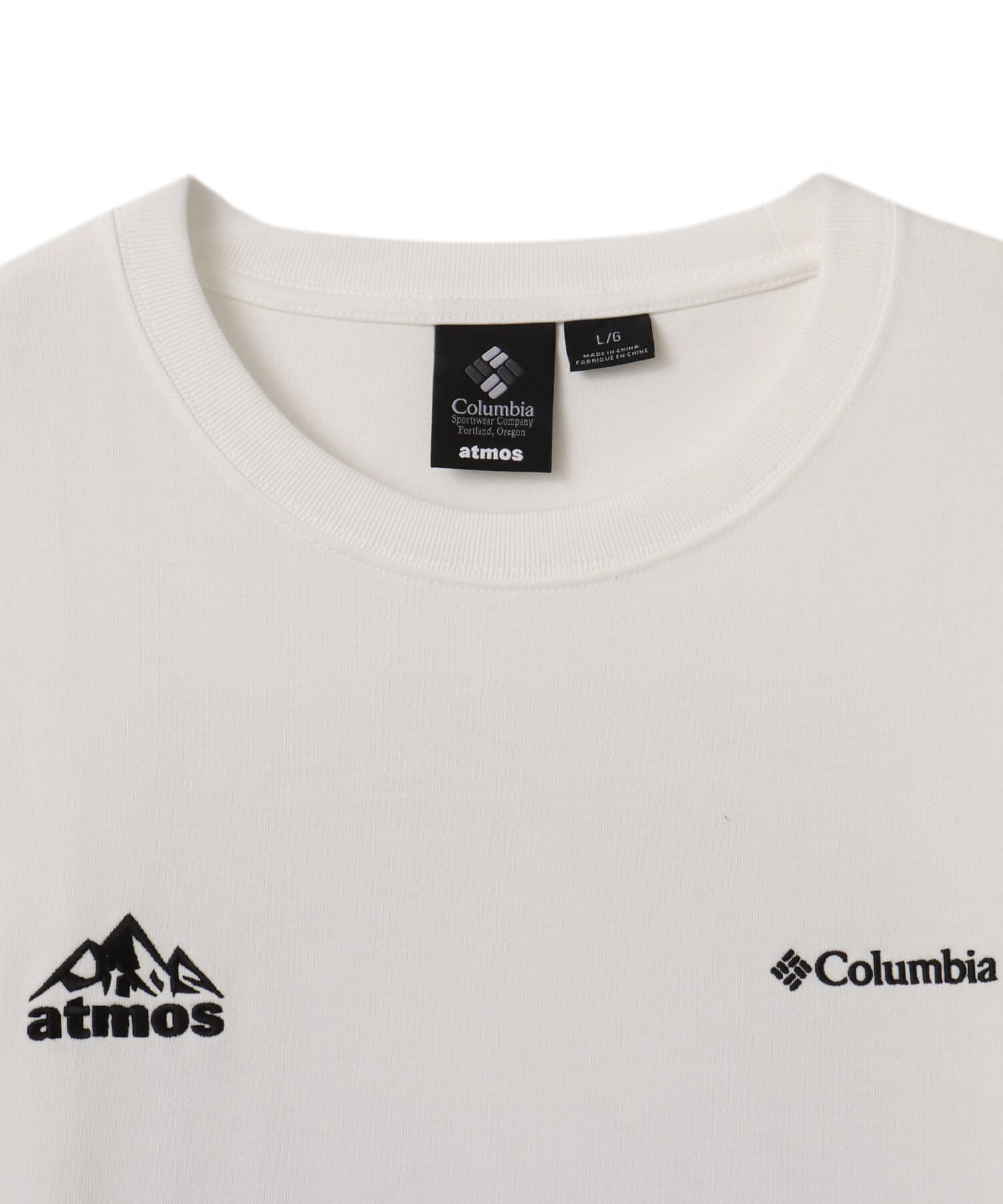 Columbia x atmos Back Patch T-shirts WHITEの画像