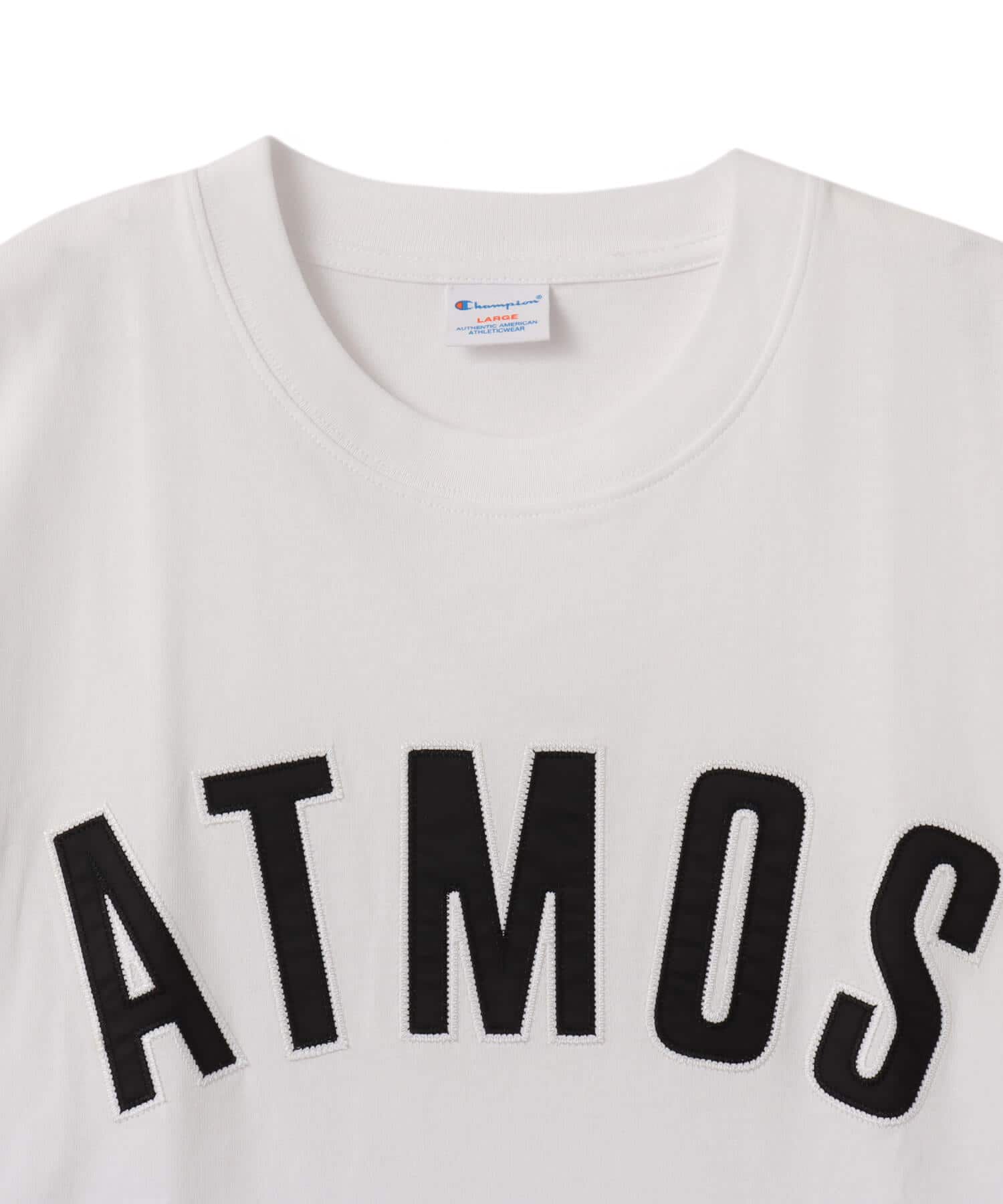 Champion x atmos 16s/1 OE Jersey T-shirt WHITEの画像