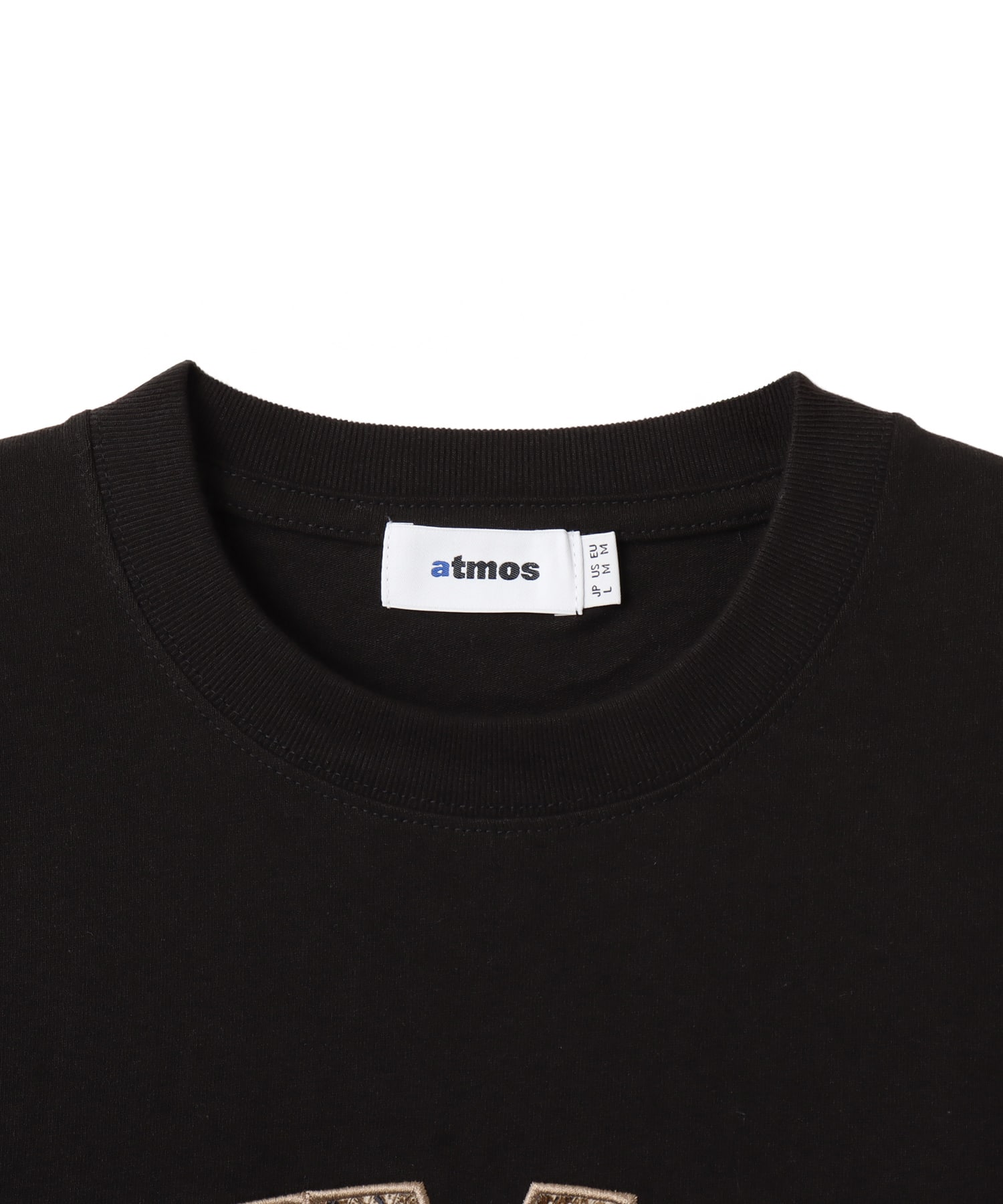 atmos Python Pattern Logo T-shirt BLACKの画像