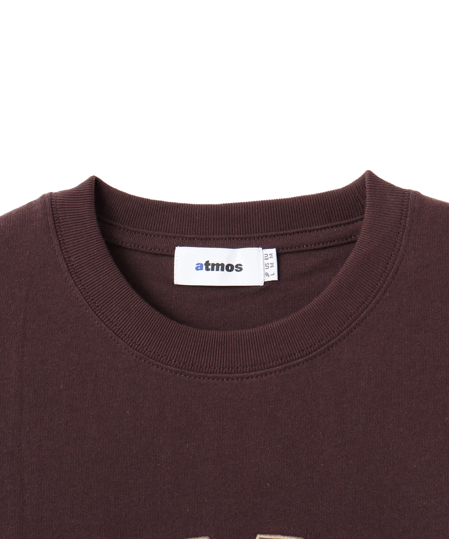 atmos Python Pattern Logo T-shirt BROWNの画像