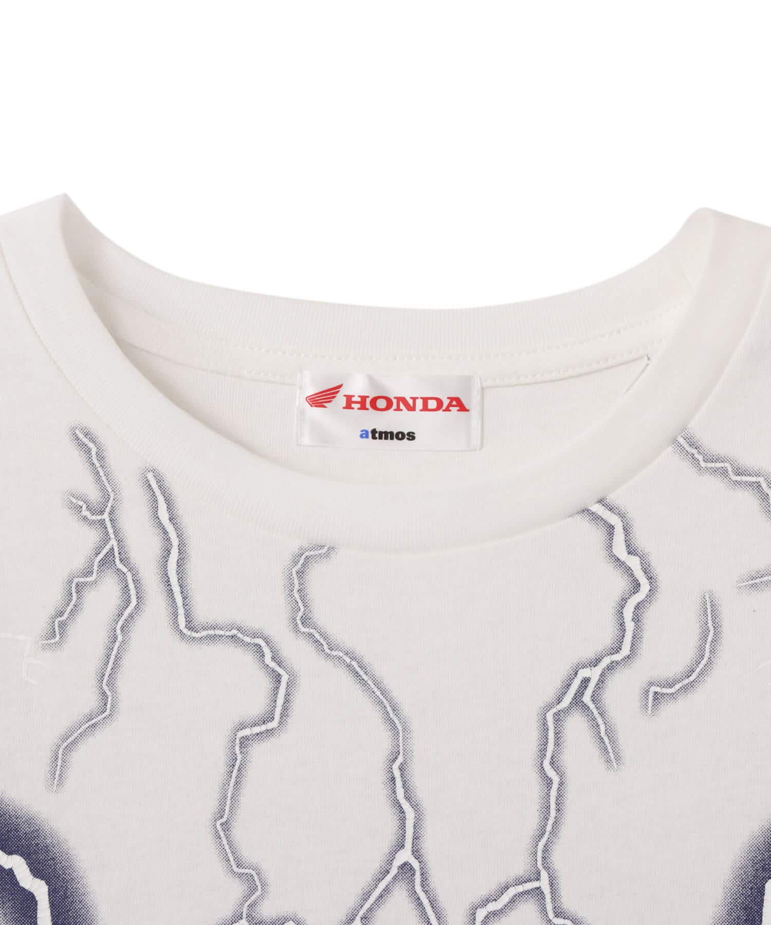 atmos x HONDA Thunder T-shirt WHITEの画像