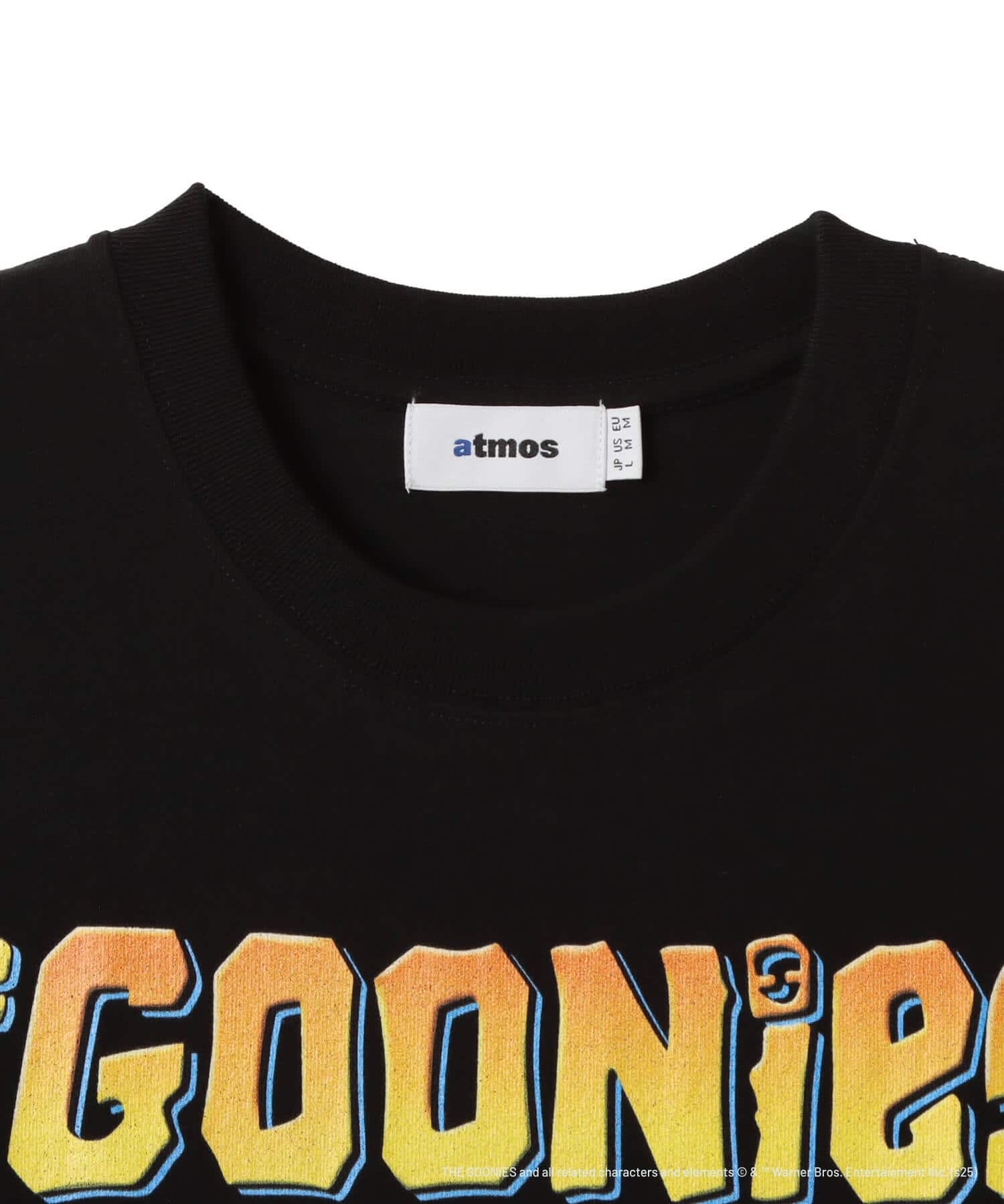 atmos xTHE GOONIES T-shirt BLACKの画像