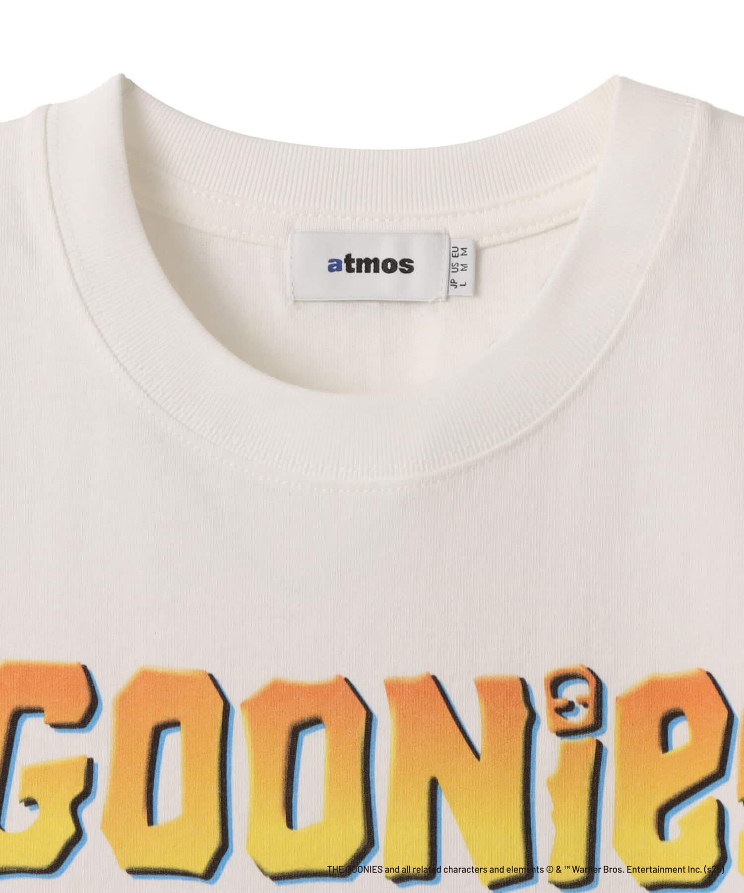 atmos xTHE GOONIES T-shirt WHITEの画像