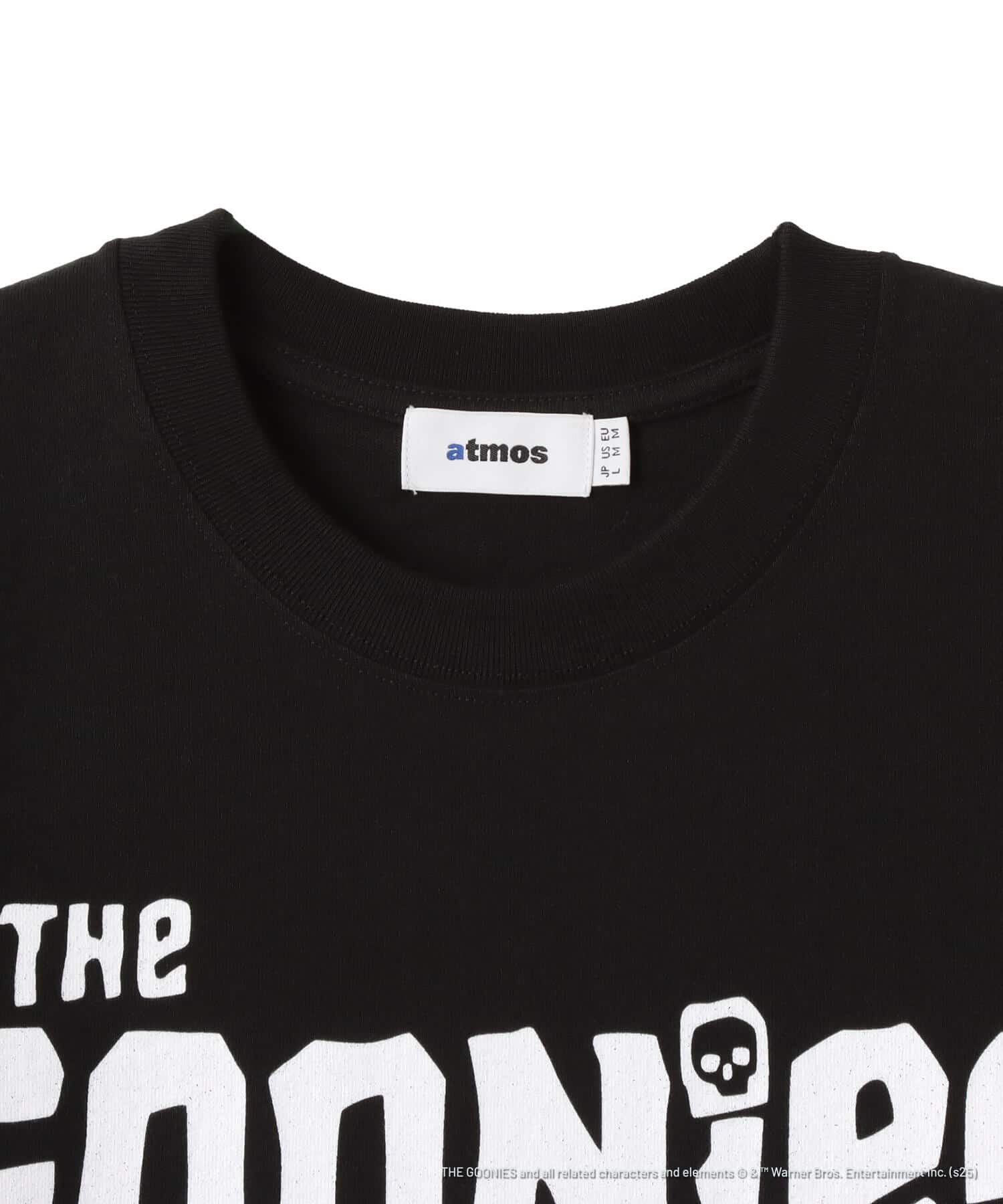 atmos xTHE GOONIES “Sloth”  T-shirt BLACKの画像