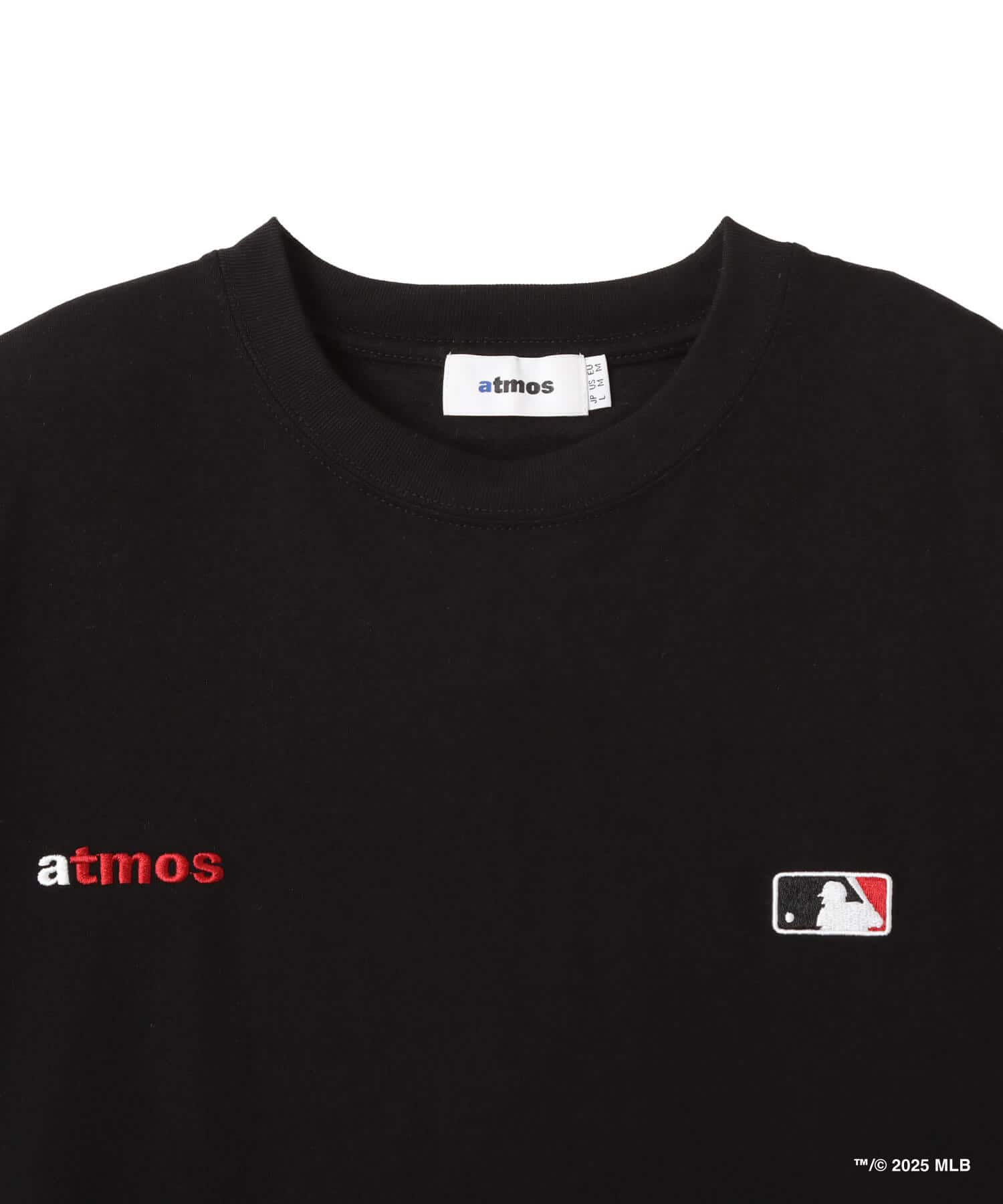 atmos x MLB All Teams Patch SS T-shirt BLACKの画像