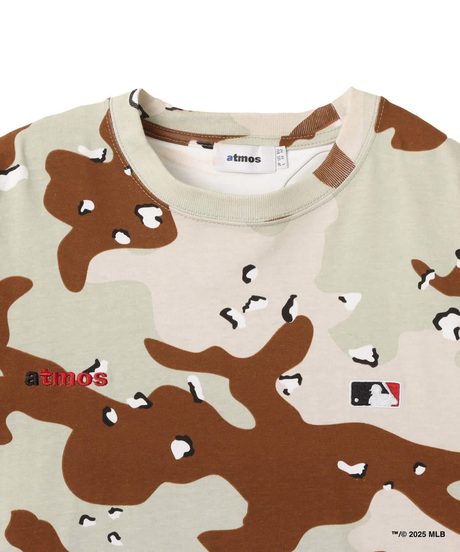 atmos x MLB All Teams Patch SS T-shirt CAMOUFLAGEの画像