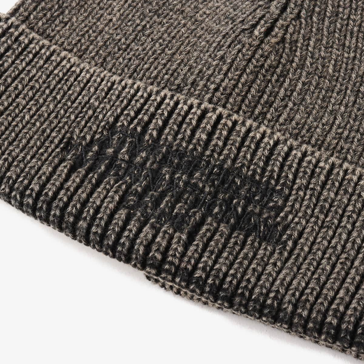 atmos Embroidery Logo Knit Beanie BLACKの画像