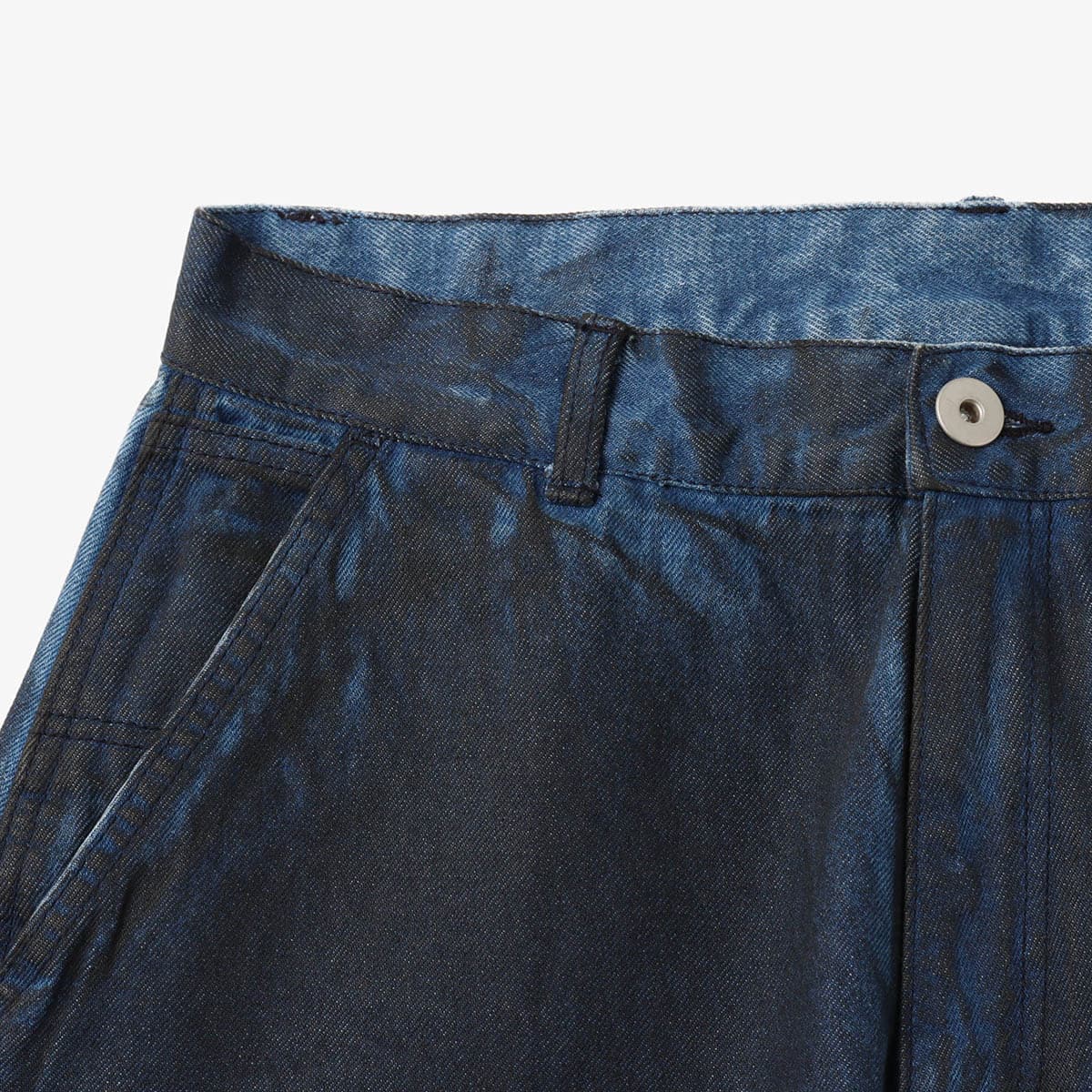 atmos Double Knee Half Pants BLUE（アトモス ダブル ニー