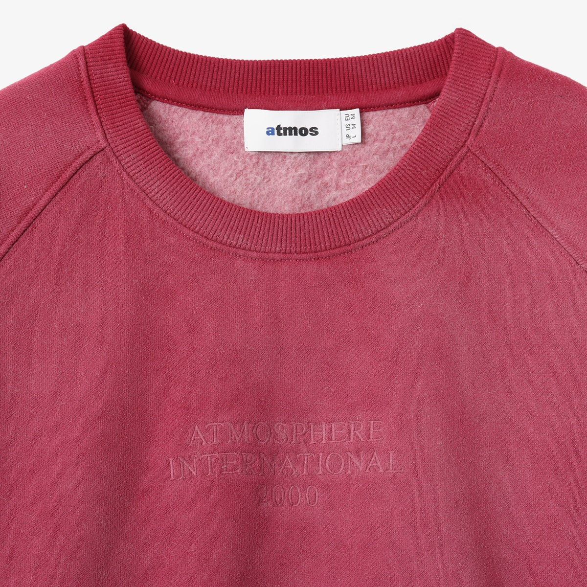 atmos Fade Color Sweatshirt REDの画像
