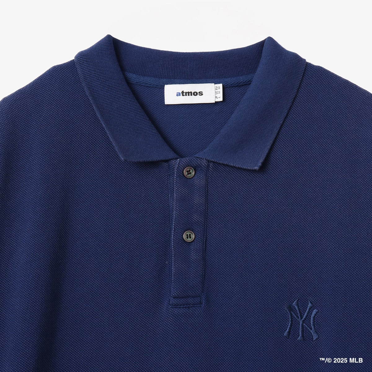 atmos MLB Fade Color Logo Polo Shirt NAVY（アトモス
