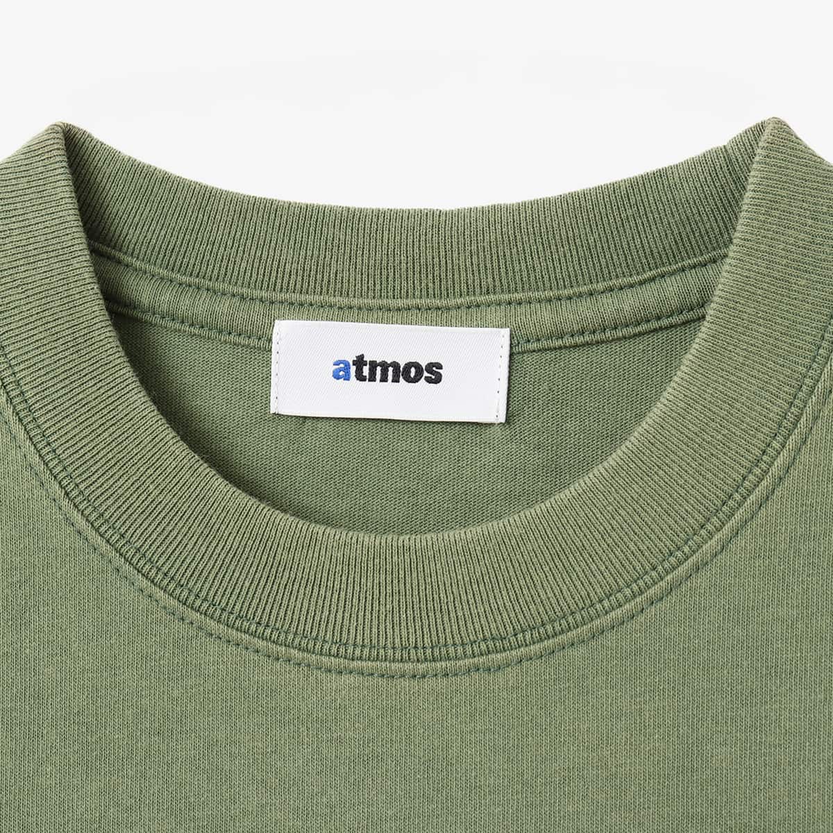 atmos Spray Logo T-shirt KHAKIの画像