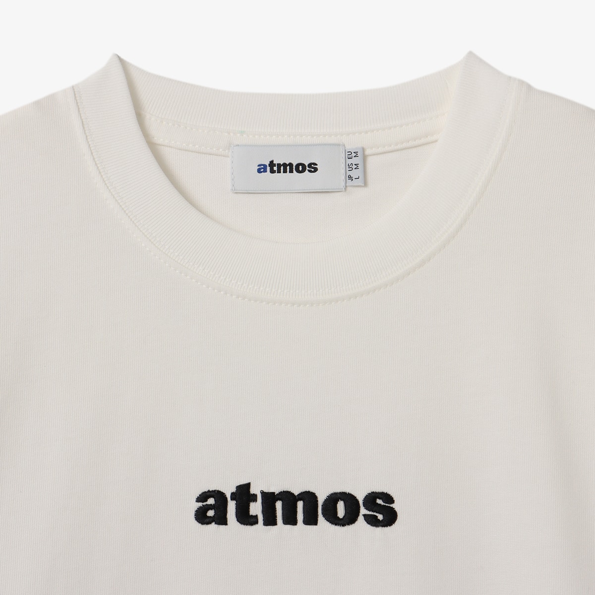 atmos Embroidery Classic Logo T-shirt WHITEの画像