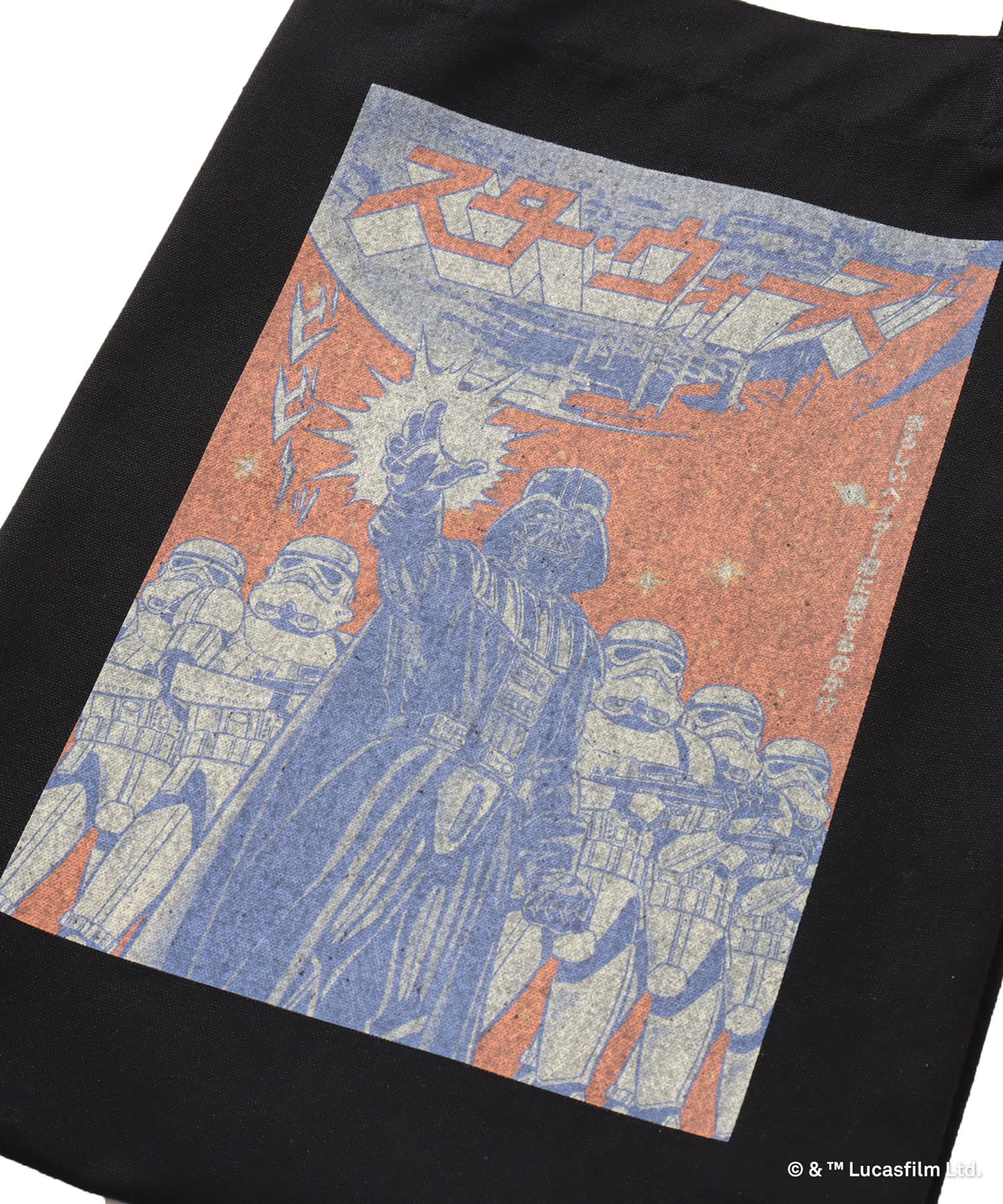 atmos [STAR WARS] POSTER Tote Bag BLACKの画像